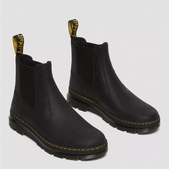 Dr. Marten’s Embury Leather Casual Chelsea Boot Wyoming Black 6 - Picture 2 of 11